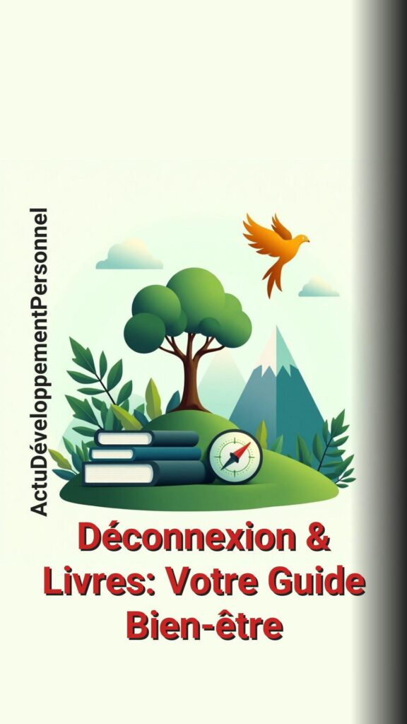 Les livres de développement personnel, une solution concrète pour se déconnecter et se recentrer.