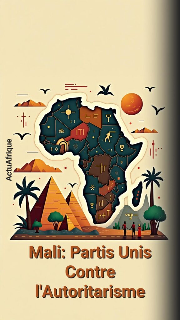 Au Mali, plus de cent partis politiques s’unissent pour défendre la démocratie face aux risques d’autoritarisme.