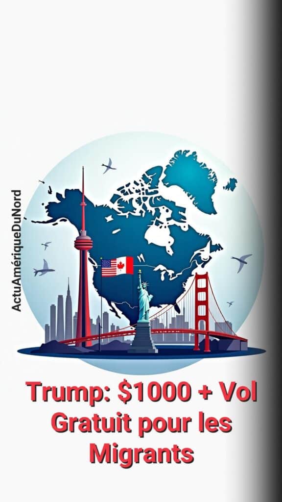 Trump lance Project Homecoming : 1 000 dollars et un vol gratuit pour chaque migrant qui accepte de quitter les États-Unis, une stratégie inspirée de l’Europe mais au succès incertain.