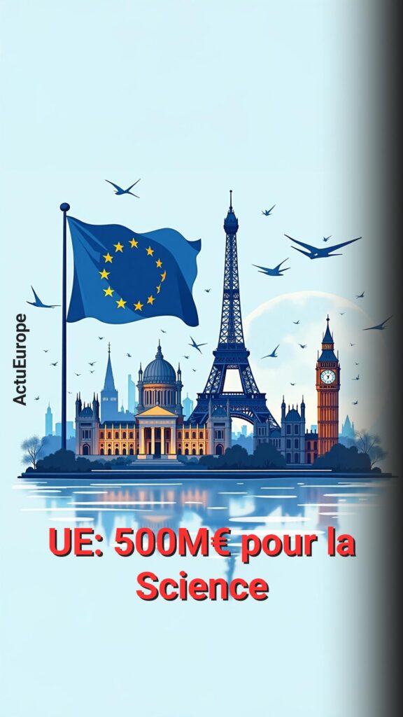 L’Union Européenne lance un plan de 500 millions d’euros pour attirer les chercheurs et renforcer la science en Europe.