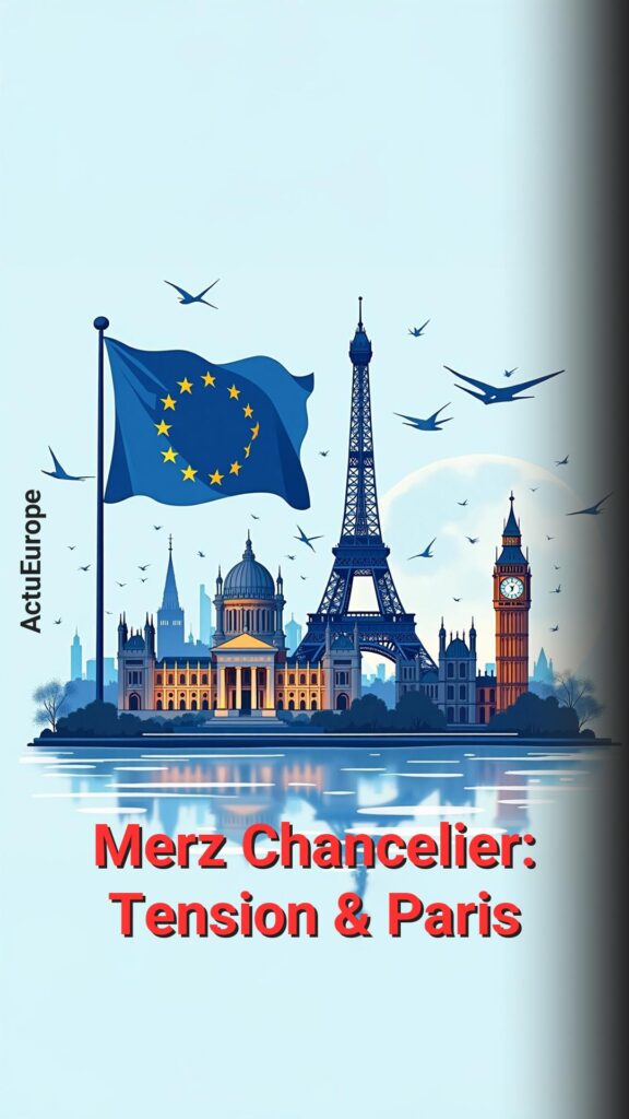 Friedrich Merz élu chancelier au deuxième tour, une investiture sous tension et une première visite à Paris pour affirmer l’axe franco-allemand.