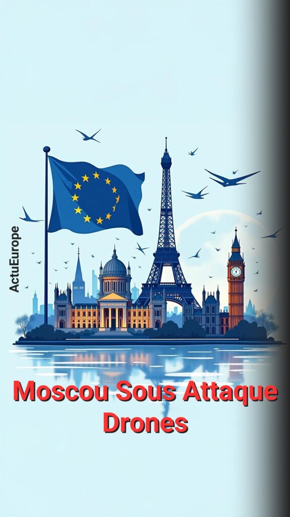 Moscou sous pression après les attaques de drones ukrainiens, ripostes russes et mesures de sécurité inédites pour le 9 mai.