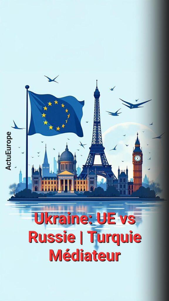 L’Union Européenne accentue la pression pour un cessez-le-feu en Ukraine, la Russie refuse l’ultimatum, la Turquie s’impose comme médiatrice clé.