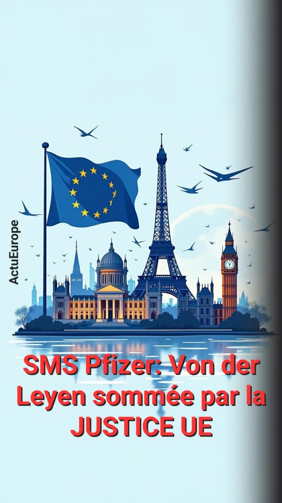 Justice européenne : la Commission sommée de s’expliquer sur les SMS de von der Leyen avec Pfizer, polémique sur la transparence et incertitude sur l’avenir politique.