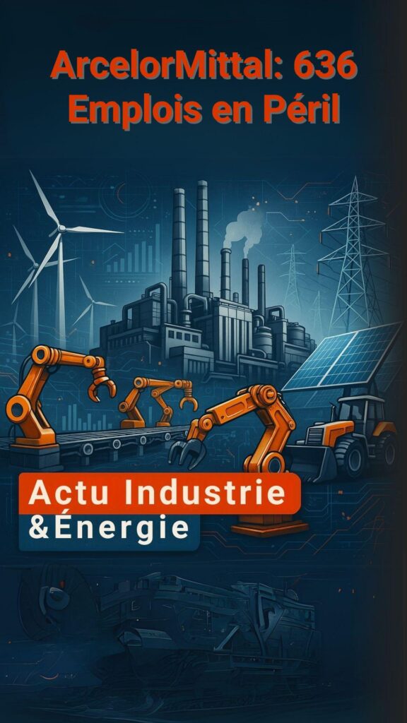 Mobilisation nationale et pression politique après l’annonce de 636 suppressions de postes chez ArcelorMittal en France.