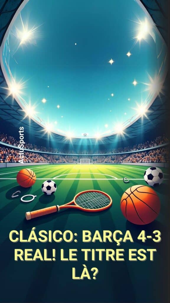 Le FC Barcelone renverse le Real Madrid dans un Clasico épique et s’envole vers le titre en Liga.